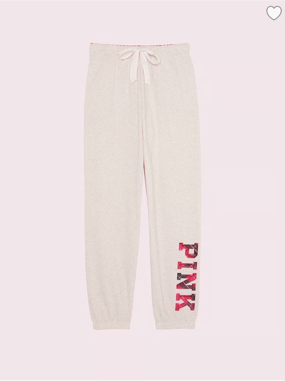 LoveShackFancy for VS Pink Red Logo Elastic Band